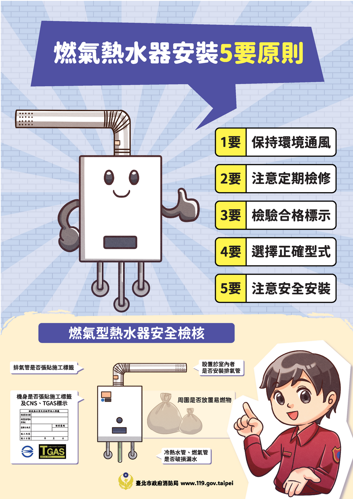 消防宣導-「防範一氧化碳中毒」圖片