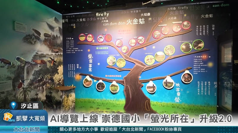 AI導覽上線崇德國小螢光所在升級2.0