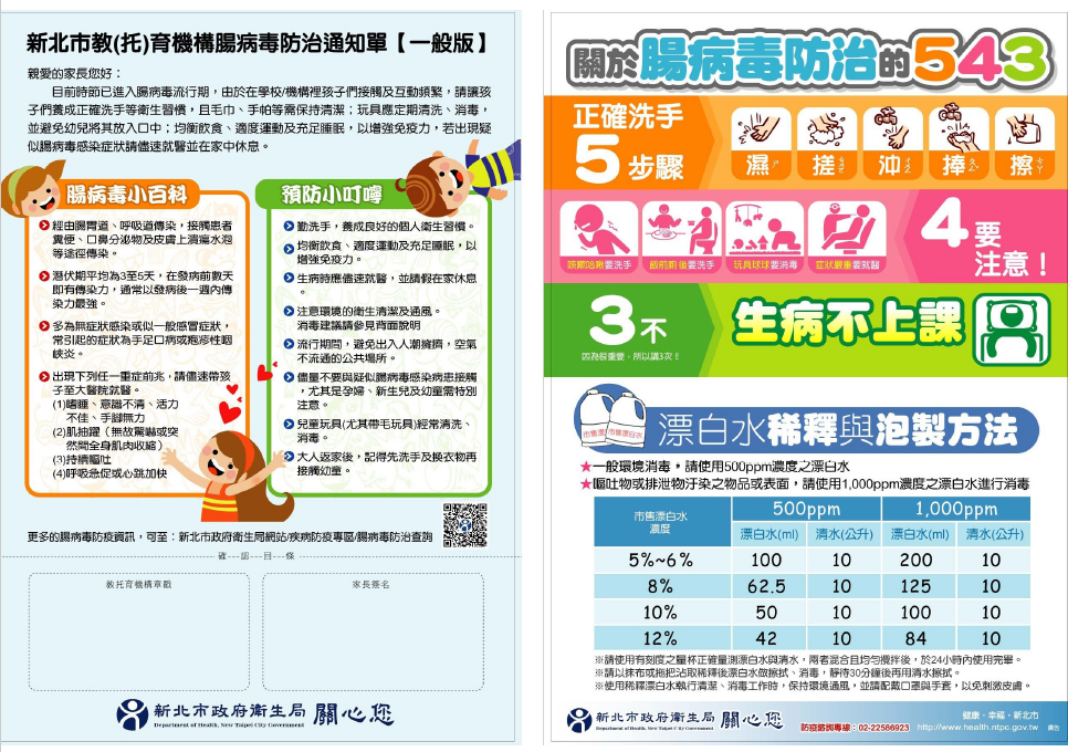腸病毒防治宣導